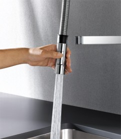 Смеситель для кухни Blanco Culina-S однорычажный  хром 517597