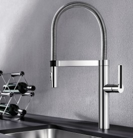 Смеситель для кухни Blanco Culina-S однорычажный  нержавеющая сталь 517598