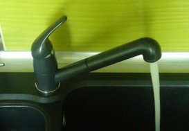 Змішувач для кухні Blanco Daras-S SILGRANIT® змішувач антрацит 517732