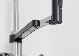 Змішувач для кухні Blanco Evol-S Pro Filter з фільтром з висувною лійкою нержавіюча сталь 526276