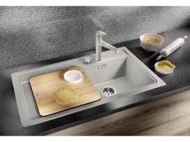 Смеситель для кухни Blanco FELISA-S однорычажный  выдвижной излив  нержавеющая сталь 520337