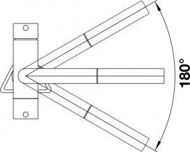 Смеситель для кухни Blanco Fontas II однорычажный под фильтр SILGRANIT® черный 526158