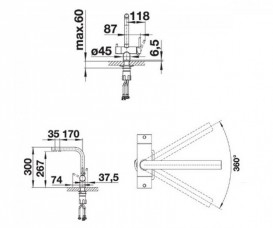 Змішувач для кухні Blanco FONTAS II SILGRANIT 2в1 для звичайної і фільтрованої води білий 523134
