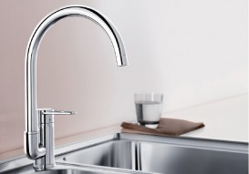 Смеситель для кухни Blanco JETA однорычажный  боковой излив  жемчужный 520744