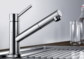 Змішувач для кухні Blanco KANO-S змішувач висувною виливши хром 521503