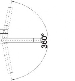 Змішувач для кухні Blanco LINUS змішувач нержавіюча сталь 517183
