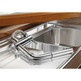 Смеситель для кухни Blanco LINUS-S-F SILGRANIT® чёрный матовый 527523