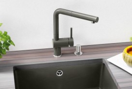 Змішувач для кухні Blanco Linus-S змішувач кераміка базальт 517643