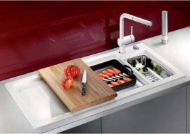 Змішувач для кухні Blanco Linus-S змішувач кераміка матовий білий 516711