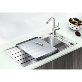 Смеситель для кухни Blanco LINUS-S однорычажный  выдвижной излив  нержавеющая сталь 517184