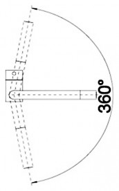 Змішувач для кухні Blanco Linus Silgranit® змішувач білий 516702