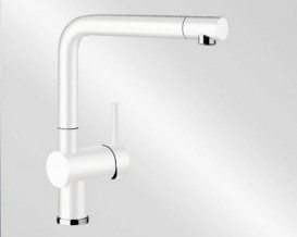 Змішувач для кухні Blanco Linus Silgranit® змішувач білий 516702