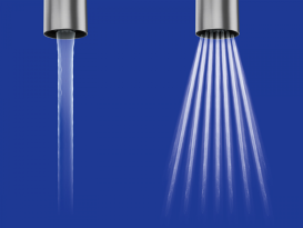 Змішувач для кухні Blanco Luneoo-S з висувним виливом нержавіюча сталь 527972