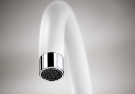 Смеситель для кухни Blanco Mida однорычажный Silgranit мягкий белый 526966