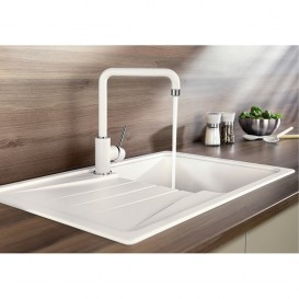 Змішувач для кухні Blanco Mili Silgranit змішувач білий 523107