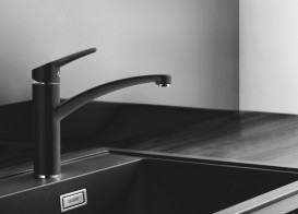 Смеситель для кухни Blanco Nea Silgranit однорычажный  антрацит 519403