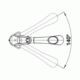 Змішувач для кухні Blanco Notis-S SILGRANIT® змішувач шампань 523256
