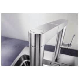 Змішувач для кухні Blanco Panera-S одноважільний нержавіюча сталь 521547