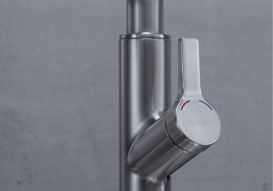 Смеситель для кухни Blanco Solenta-S Senso сенсорный однорычажный с выдвижной лейкой хром 522406