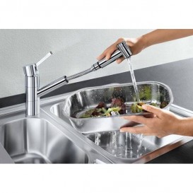 Змішувач для кухні Blanco Tivo-S змішувач хром 517648