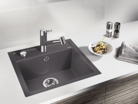 Змішувач для кухні Blanco Tivo-S SILGRANIT® змішувач хром / антрацит 517610