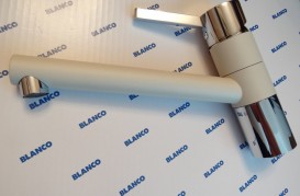 Смеситель для кухни Blanco Tivo SILGRANIT® однорычажный  хром/жасмин 517604