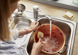 Змішувач для кухні Blanco Wega II одноважільний хром 526402