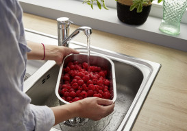 Змішувач для кухні Blanco Wega II одноважільний хром 526402