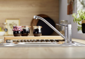 Змішувач для кухні Blanco Wega II одноважільний хром 526402