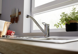 Змішувач для кухні Blanco Wega II одноважільний хром 526402