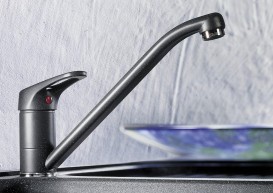 Смеситель для кухни Blanco Wega SILGRANIT® однорычажный  антрацит 511113