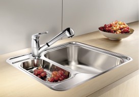 Смеситель для кухни Blanco Wega-S однорычажный  хром 512035