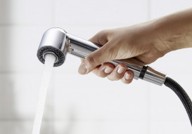 Змішувач для кухні Blanco Wega-S II з висувною лійкою хром 526416