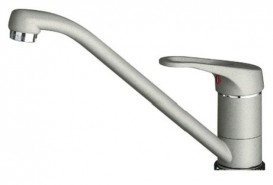 Смеситель для кухни Blanco Wega SILGRANIT® однорычажный  жемчужный 520762