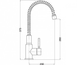 Змішувач для кухні Bugnatese KOBUK KOBCR2285