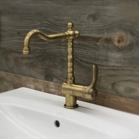 Смеситель для кухни Fiore Jafar однорычажный бронза 47ZZ5414