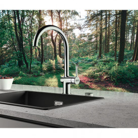 Смеситель для кухни Franke Active J с ламинарным потоком воды хром 115.0653.395