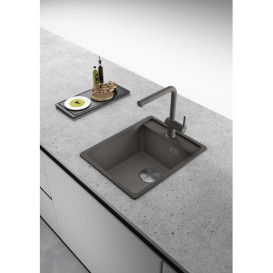 Змішувач для кухні Franke Active L одноважільний сірий сланець 115.0721.463