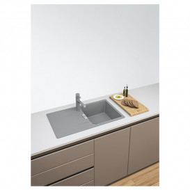 Змішувач для кухні Franke Centro з лійкою що висувається сірий камінь 115.0621.548