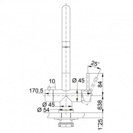 Смеситель для кухни Franke EOS Clear Water для водопроводной и фильтрованной воды нержавеющая сталь 120.0179.979