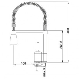 Змішувач для кухні Franke Joy Cocktail змішувач з гнучким зливом латунь хром 0737522