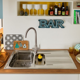 Смеситель для кухни Franke Lina J Clear Water хром 120.0730.806