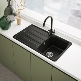 Смеситель для кухни Franke Lina J Clear Water черный матовый 120.0730.807