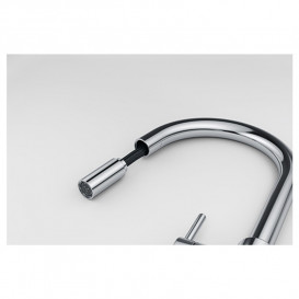 Змішувач для кухні Franke Lina з висувною лійкою хром 115.0626.051