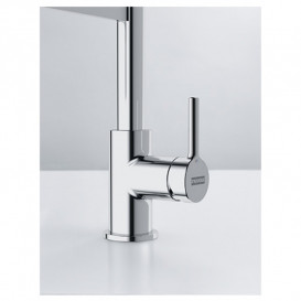 Смеситель для кухни Franke Lina с выдвижной лейкой хром/серый 115.0626.087