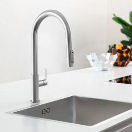 Змішувач для кухні Franke Maris Slim J Pull Down висувний вилив хром 120.0730.870