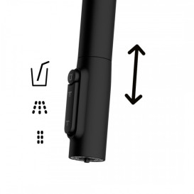 Смеситель для кухни Franke Maris Slim J Pull Down выдвижной излив черный матовый 1120.0730.911