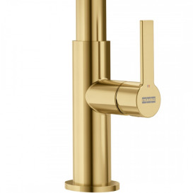 Смеситель для кухни Franke Maris Slim J Pull Down выдвижной излив PVD gold 120.0736.601