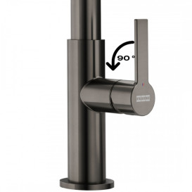 Смеситель для кухни Franke Maris Slim J Pull Down выдвижной излив PVD антрацит 120.0736.603