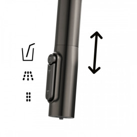 Смеситель для кухни Franke Maris Slim J Pull Down выдвижной излив PVD антрацит 120.0736.603